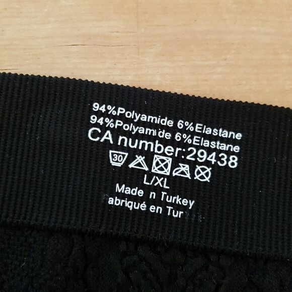 Kaffe Black Medium Tanja Seamless Mini Skirt NWT - Picture 3 of 10